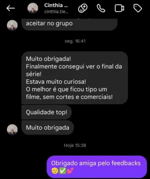 Feedback Cliente
